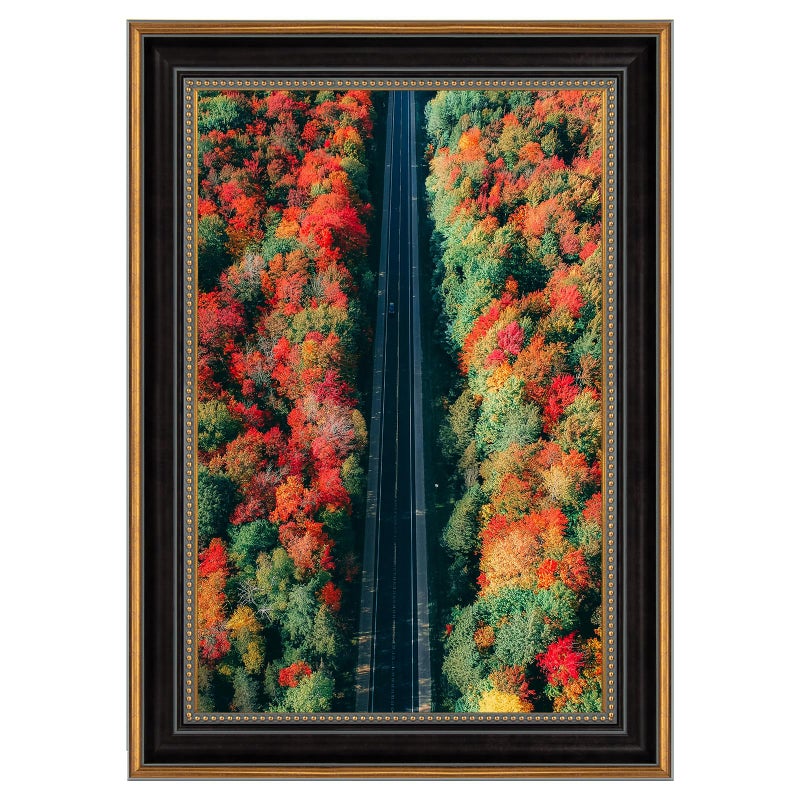 Space Art Deco, 12x18 Ornate Picture Frame Without Mat for 12x18 Photo,Shatter-Resistant Glass Sawtooth Hangers Wall Mount Display(Color Black/Ornate Gold) - Image 1